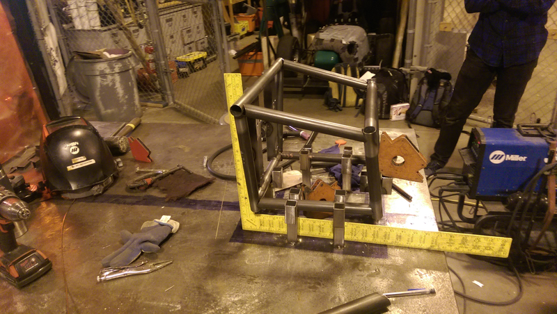 Illustration for article titled FSAE construction has started this week.